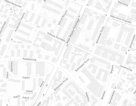Mapa z adresem organizacji