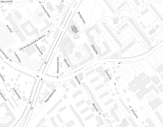Mapa z adresem organizacji