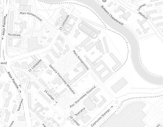 Mapa z adresem organizacji