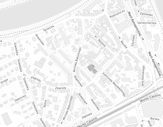 Mapa z adresem organizacji
