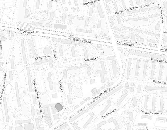 Mapa z adresem organizacji
