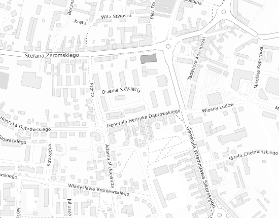 Mapa z adresem organizacji
