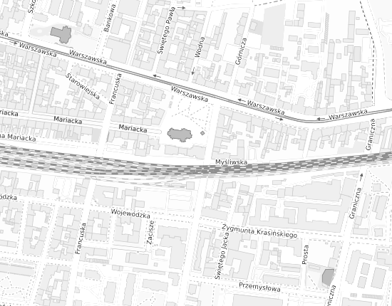 Mapa z adresem organizacji