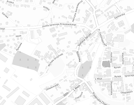 Mapa z adresem organizacji