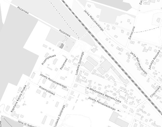 Mapa z adresem organizacji
