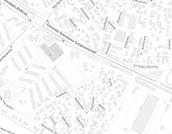 Mapa z adresem organizacji