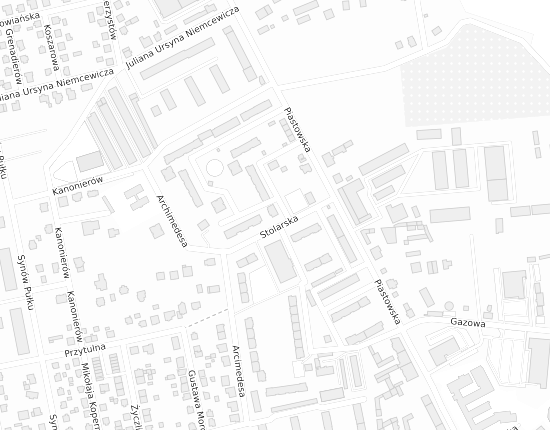 Mapa z adresem organizacji