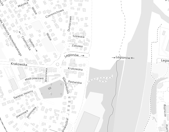 Mapa z adresem organizacji