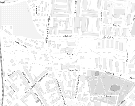 Mapa z adresem organizacji