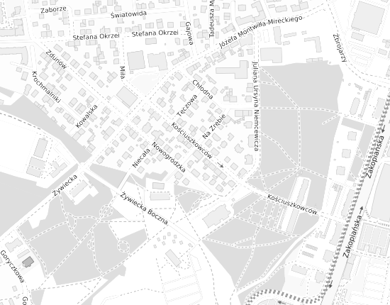 Mapa z adresem organizacji