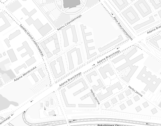 Mapa z adresem organizacji