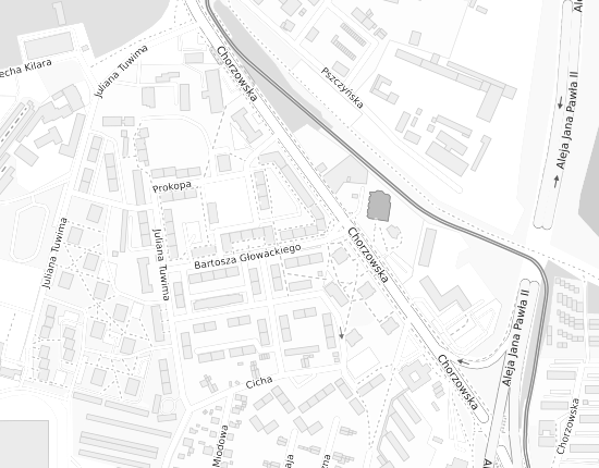 Mapa z adresem organizacji