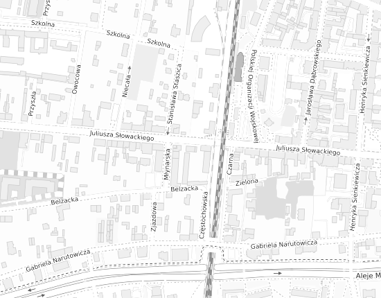 Mapa z adresem organizacji