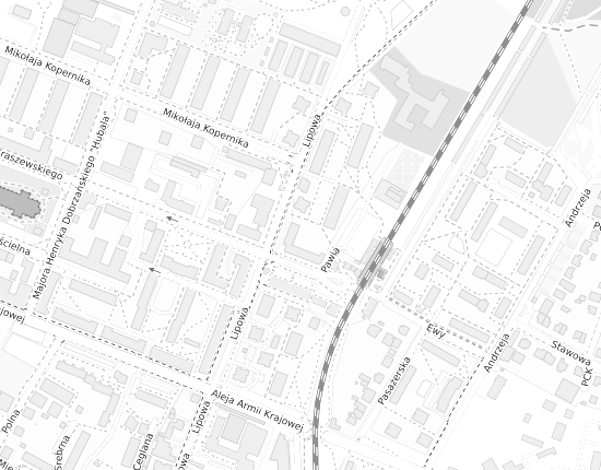 Mapa z adresem organizacji