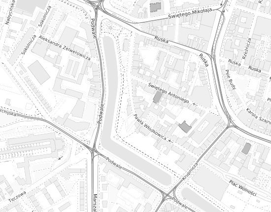Mapa z adresem organizacji