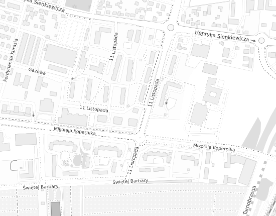 Mapa z adresem organizacji