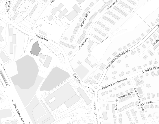 Mapa z adresem organizacji