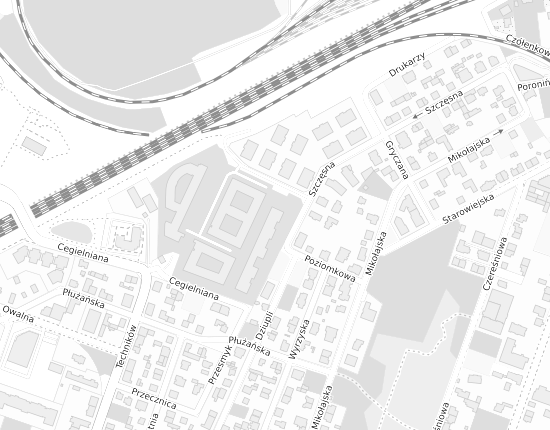 Mapa z adresem organizacji