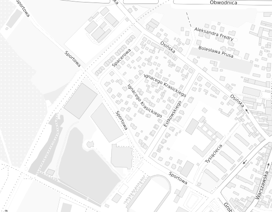 Mapa z adresem organizacji