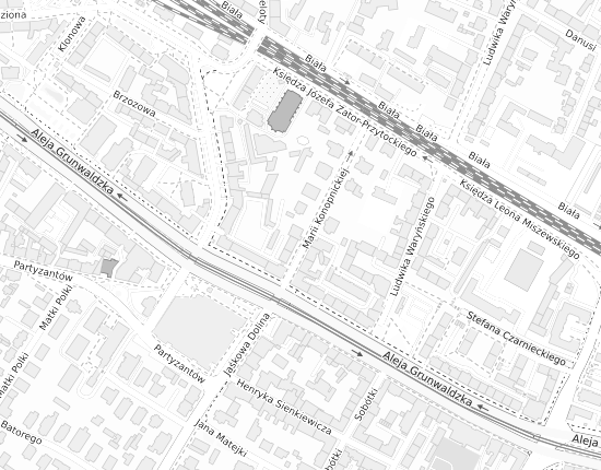 Mapa z adresem organizacji