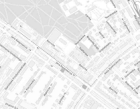 Mapa z adresem organizacji