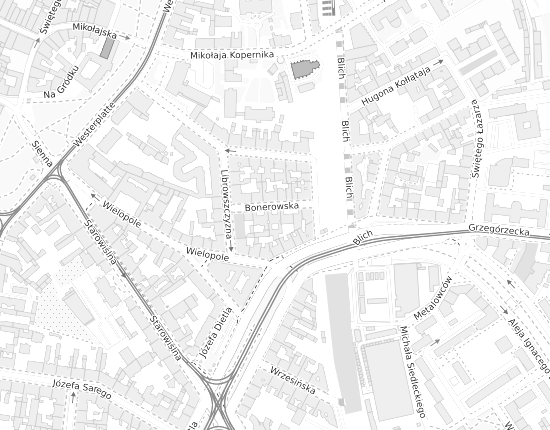 Mapa z adresem organizacji