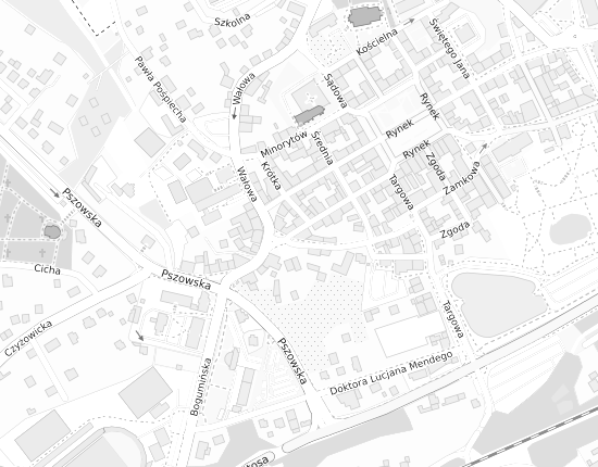 Mapa z adresem organizacji