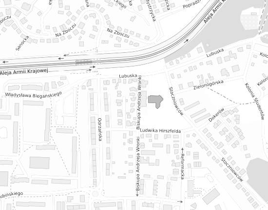 Mapa z adresem organizacji