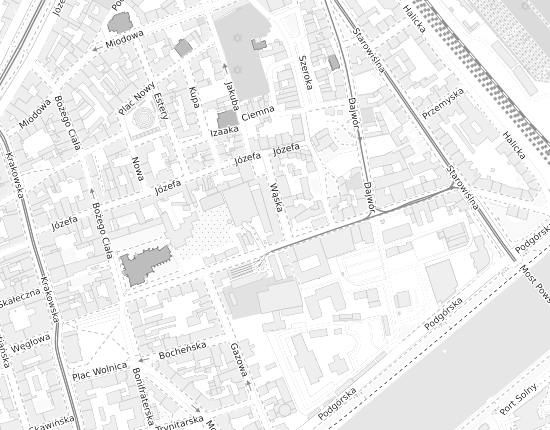 Mapa z adresem organizacji