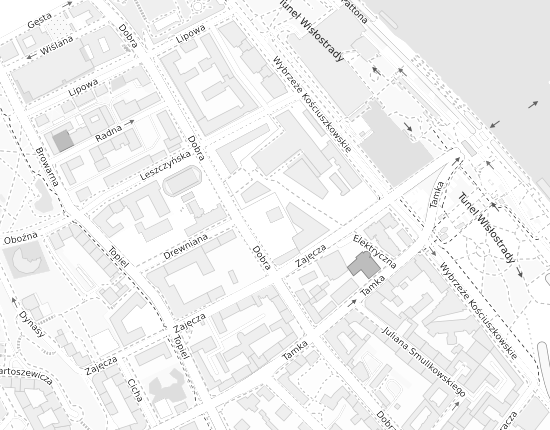 Mapa z adresem organizacji