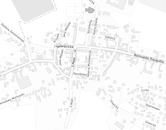 Mapa z adresem organizacji