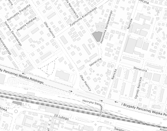 Mapa z adresem organizacji