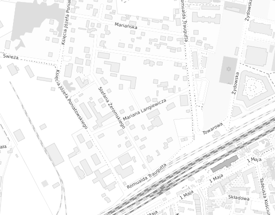 Mapa z adresem organizacji