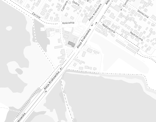 Mapa z adresem organizacji