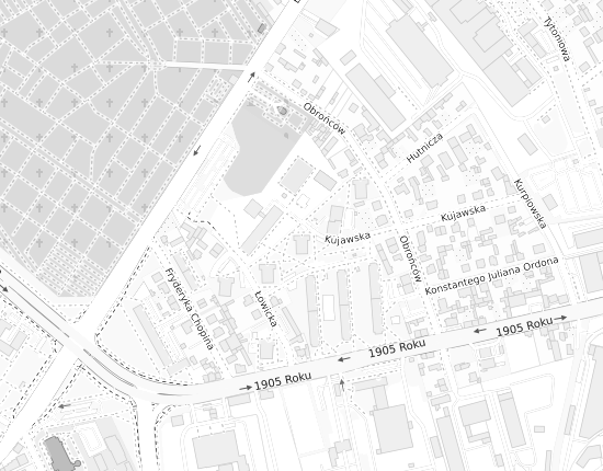 Mapa z adresem organizacji