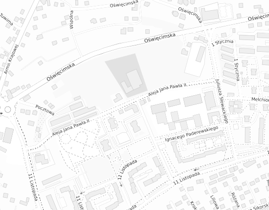 Mapa z adresem organizacji