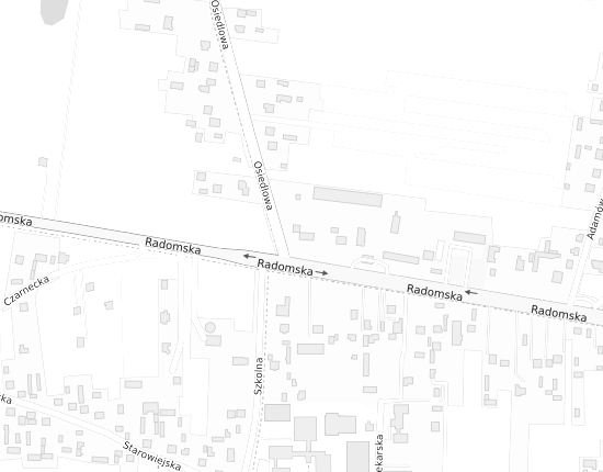 Mapa z adresem organizacji