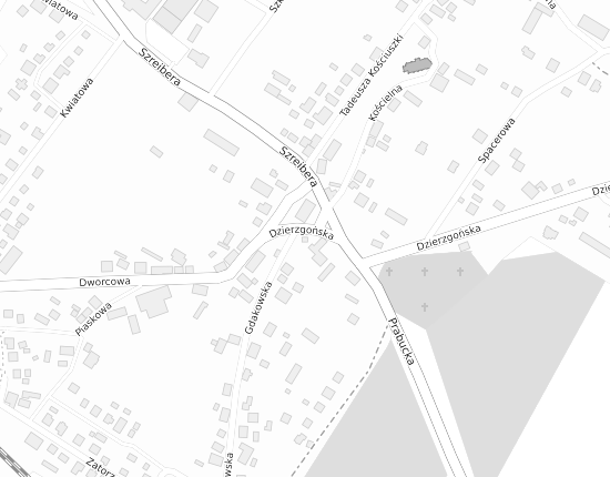 Mapa z adresem organizacji