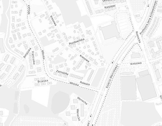 Mapa z adresem organizacji