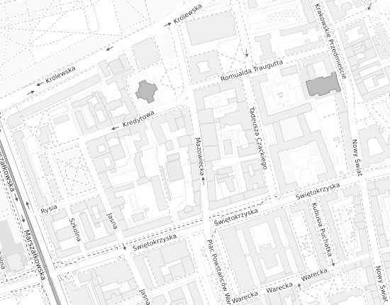 Mapa z adresem organizacji