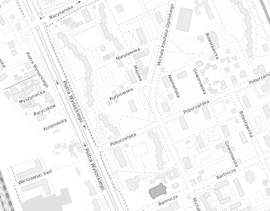 Mapa z adresem organizacji