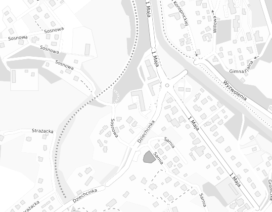 Mapa z adresem organizacji