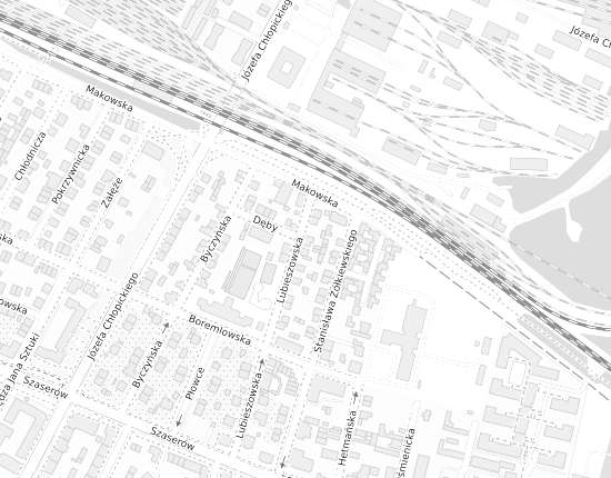 Mapa z adresem organizacji