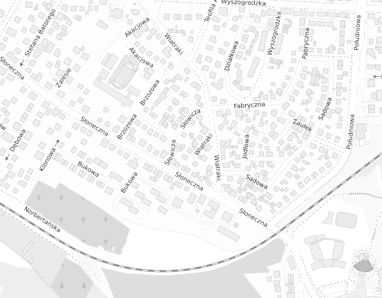 Mapa z adresem organizacji