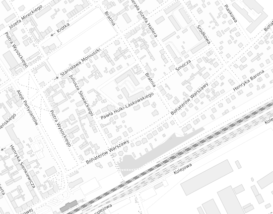 Mapa z adresem organizacji