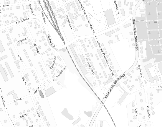 Mapa z adresem organizacji