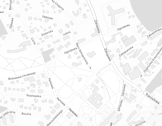 Mapa z adresem organizacji