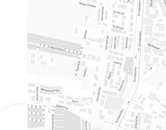 Mapa z adresem organizacji