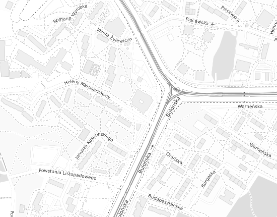 Mapa z adresem organizacji
