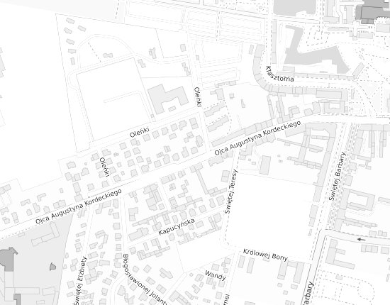 Mapa z adresem organizacji